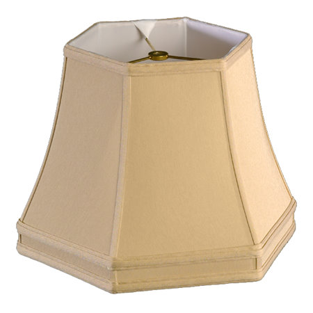 Hexagon Bell w/ Gallery Soft Tailored Lampshade