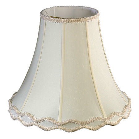 Round Top, Eye Scallop Gallery Soft Tailored Lampshade