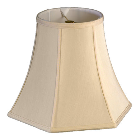 Round Top, Hexagon Bottom, Bell Soft Tailored Lampshade