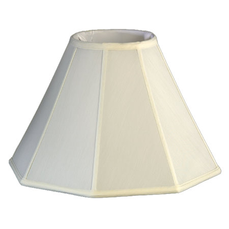Round Top, Octagon Bottom, Coolie Soft Tailored Lampshade