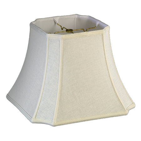 Inverted Cut Corner Square, Semi Bell Soft Tailored Lampshade