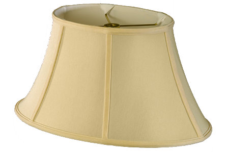 Oval, Shallow Bell Soft Tailored Lampshade