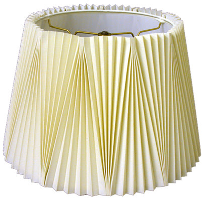 Alternating Pleat Hardback Lampshade Style