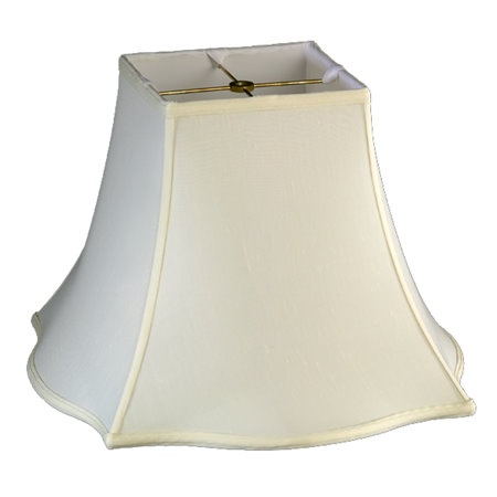 Square Top, Outscallop Square Bottom Soft Tailored Lampshade