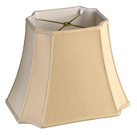 Inverted Cut Corner Rectangle, Semi Bell Soft Tailored Lampshade