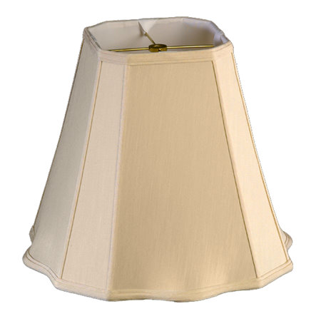 Cut Corner Square w/ Outscallop Bottom Soft Tailored Lampshade