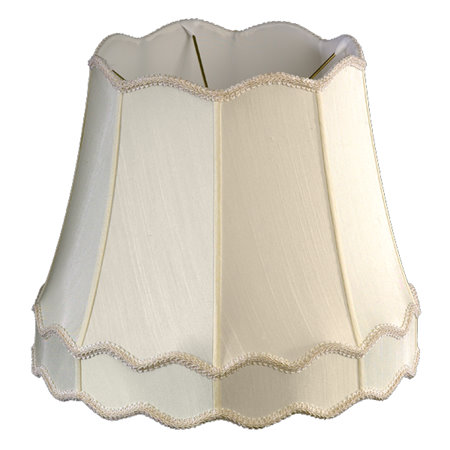 Scallop Top & Bottom w/ Gallery Soft Tailored Lampshade