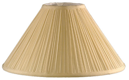 Mushroom Pleat Soft Tailored Lampshade Style