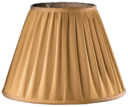 Rolled Box Pleat, Gather Bottom Soft Tailored Lampshade Style