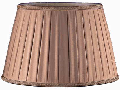 Rolled Box Pleat Soft Tailored Lampshade Style